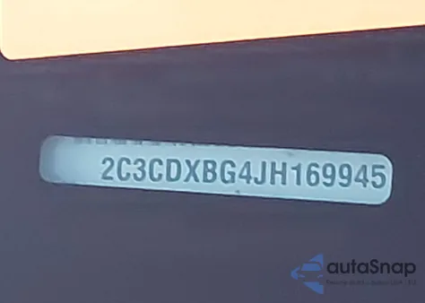 2018 Dodge Charger Sxt Rwd from USA, damaged, VIN 2C3CDXBG4JH169945